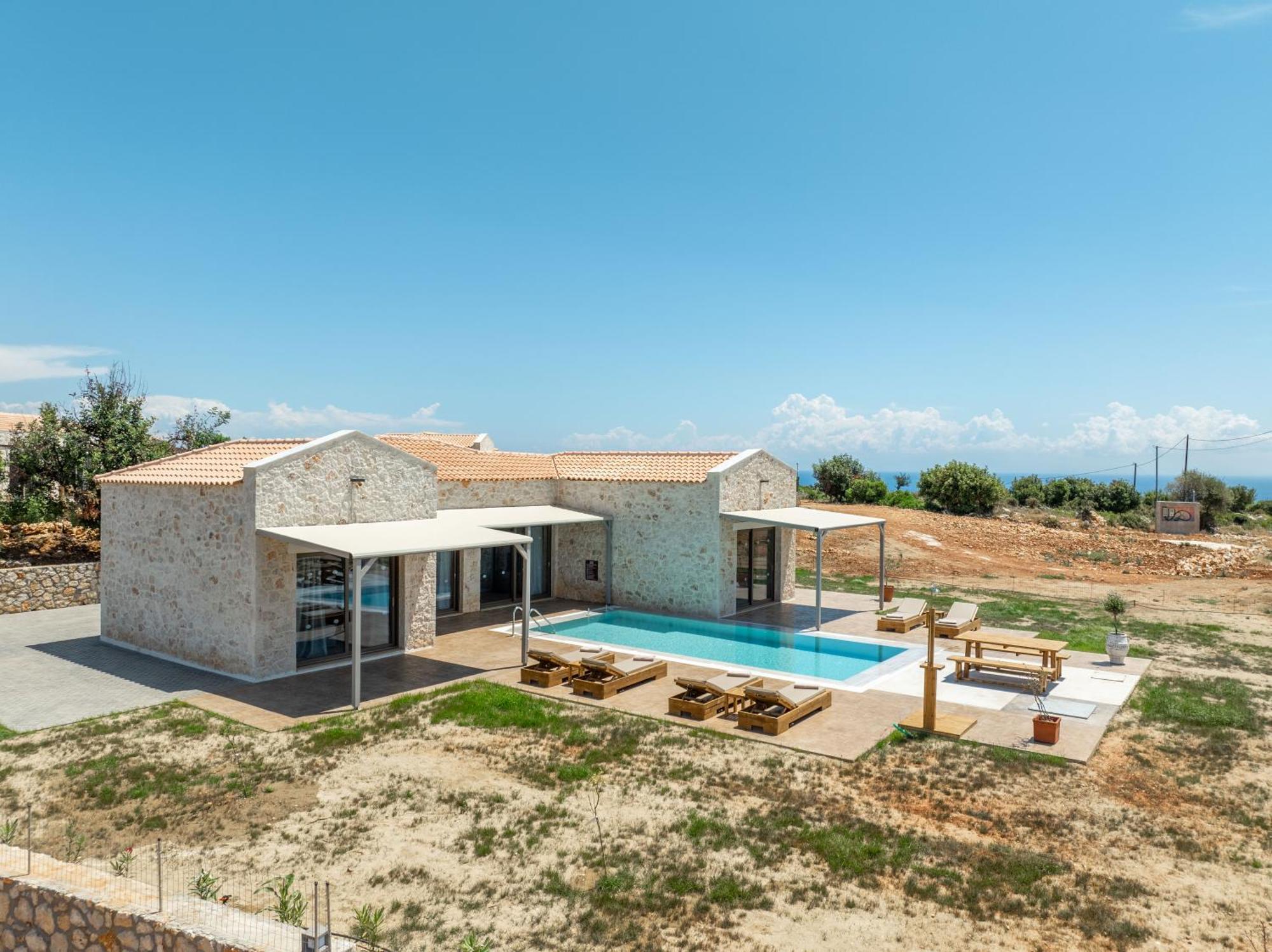 Pantheon Luxury Villas Skala  Eksteriør bilde