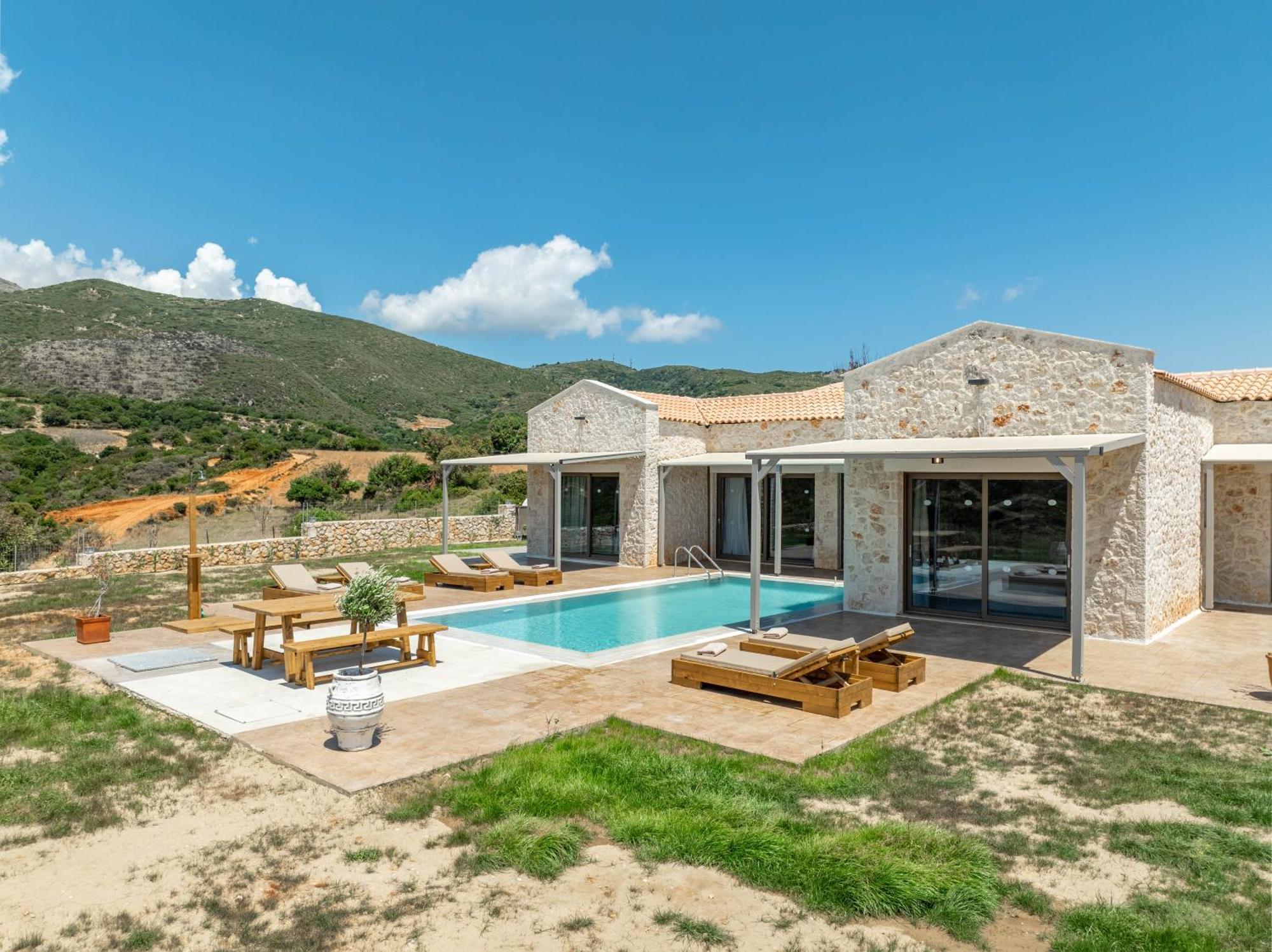Pantheon Luxury Villas Skala  Eksteriør bilde